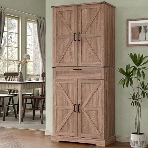 72'' Kitchen Storage Pantry Cabinet