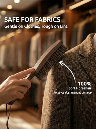 Horsehair Clothes Brush for Suits