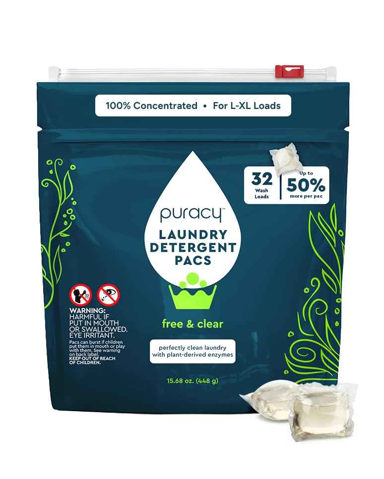 Laundry Detergent Pods with 2 Bio (32 Count)
