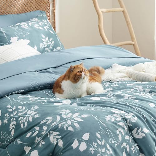 Floral Mineral Blue Comforter Set