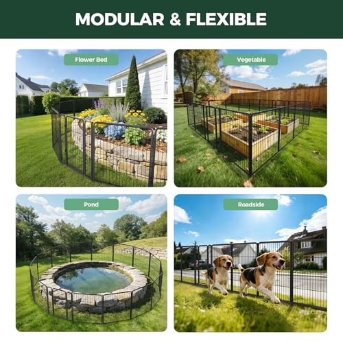 No Dig Garden Fence (140.4 Sq Ft)