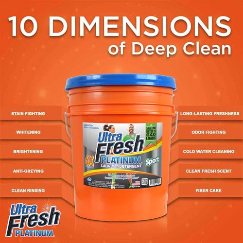 6X Platinum Laundry Detergent (640 Fl Oz)