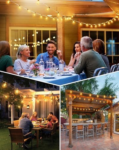 Bistro String Lights Outdoor (50 Foot)