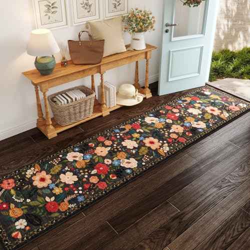 Long Hallway Runner Rug 2'7"x14' Washable (36.4 Sq Ft)