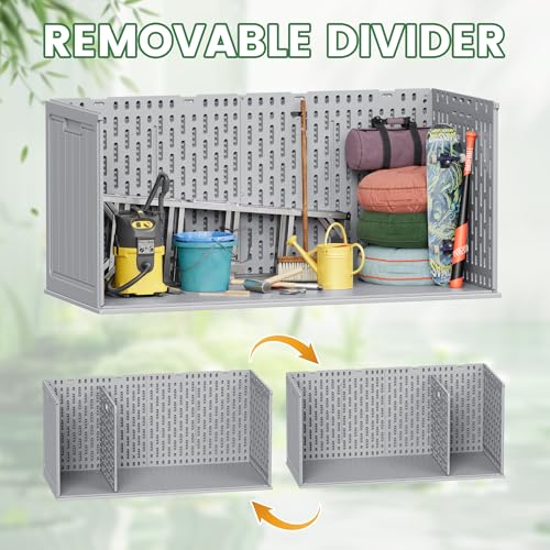 HDPE 260 Gallon Deck Box Double