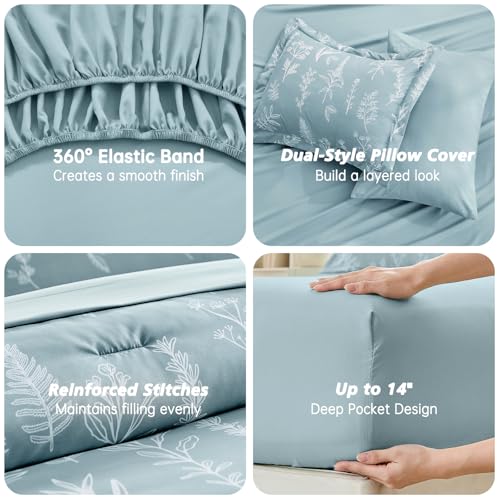 Mineral Blue TwinXL Comforter Set