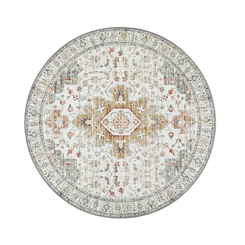 Washable Round Rug 4ft