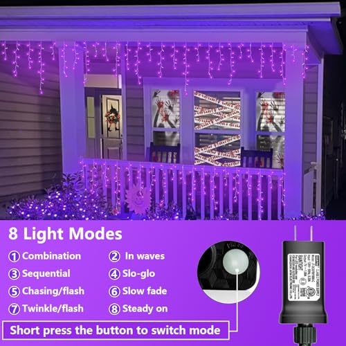 Purple Halloween Lights (99 Foot)