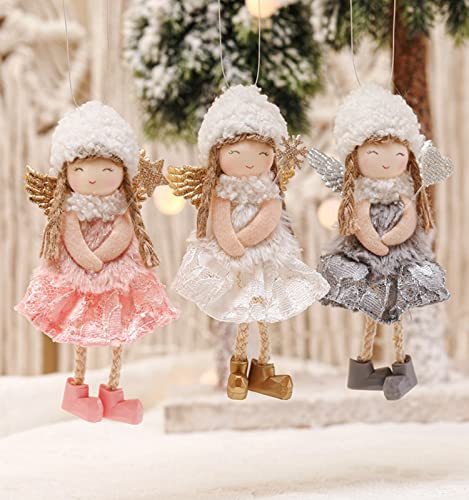 3pcs Christmas Angel Doll Decoration