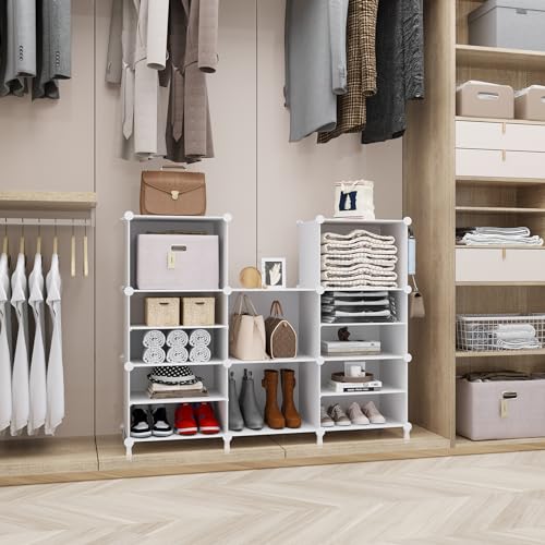 Closet Organizer 8 Cube Storage Shelves (8 Count)