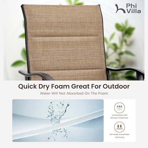 Outdoor Bar Height Table and Chairs Set for 4 (5 Count)