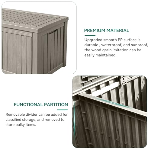 180 Gallon Large Deck Box w
