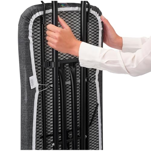 Comfort Ironing Board with Solid Steam Generator Rest