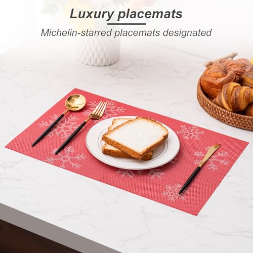 Placemats Set of 6 Washable Indoor (6 Count)