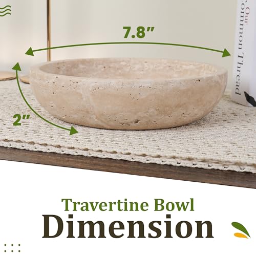 Travertine Decorative Bowl