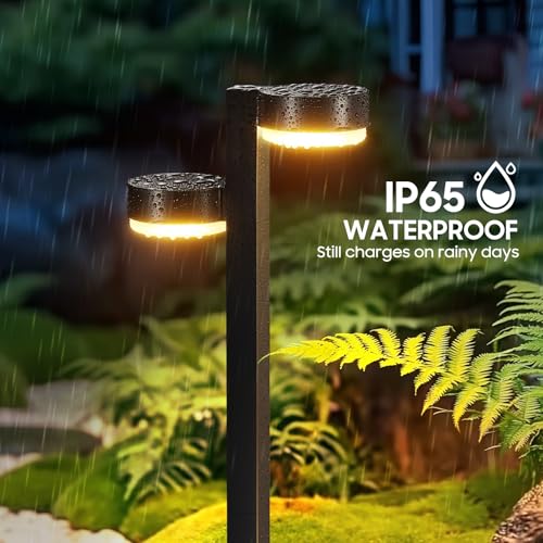 Solar Pathway Lights Outdoor Waterproof (12 Count)