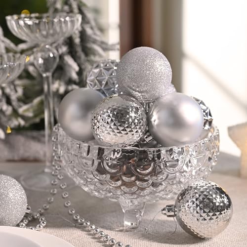 50ct Christmas Tree Decorations Ball Ornaments 2.36 Inches (50 Count)