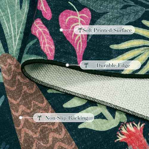 Midnight Jungle Kids Room Rug (35 Sq Ft)