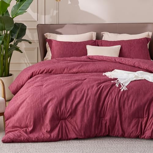 Red Full Size Comforter Set