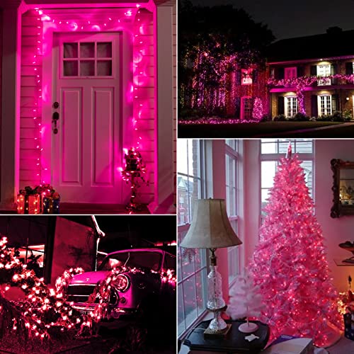 Pink Mini Christmas Lights