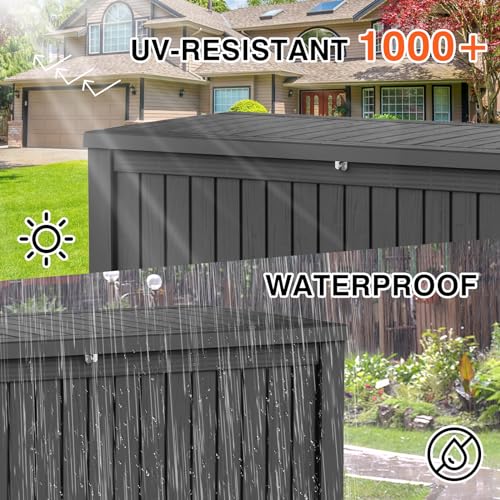 270 Gallon Outdoor Storage Box Waterproof