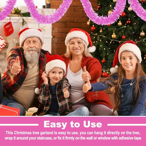25 Feet Christmas Tinsel Garland (25 Foot)