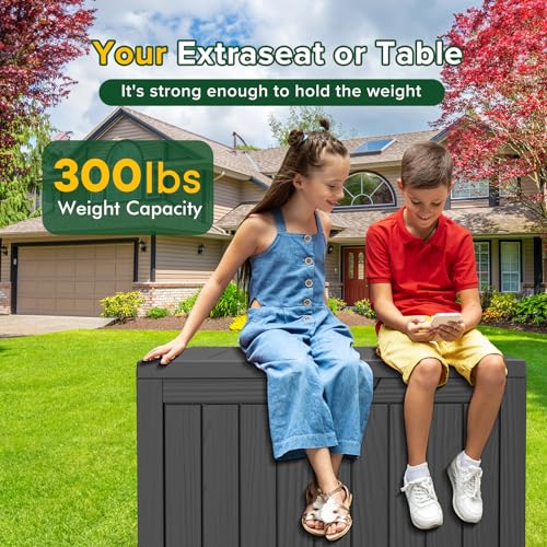 45 Gallon Outdoor Storage Box Waterproof
