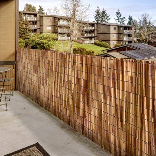 Natural Reed Fencing Roll 4.6x16.4FT Privacy Screen for Patio (75.328 Sq Ft)