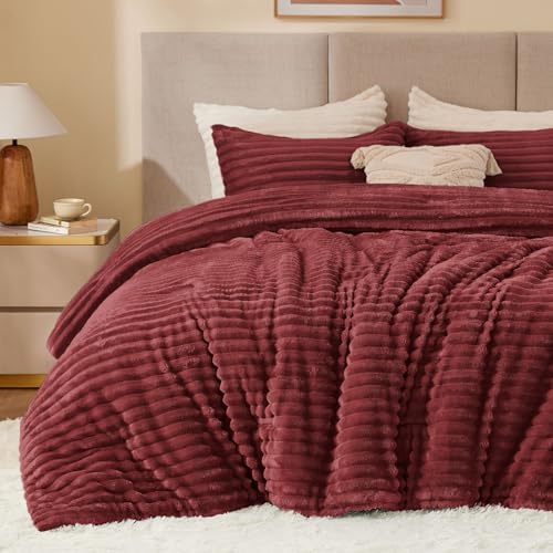 Fleece Full Comforter Set