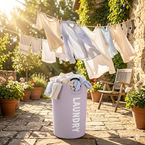 115L Collapsible Laundry Bag with Handle