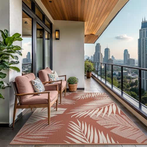 Outdoor Rug Waterproof Plastic Rugs for Patio (80 Sq Ft)