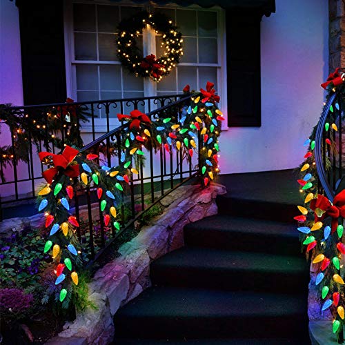 39Ft 100 LED Solar Christmas Lights Outdoor (39 Foot)