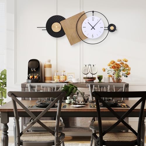 37.7X21Inch Large Modern Wall Clock