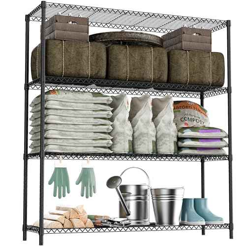 2400LBS 47.3" W Stand Shelf Wire Rust