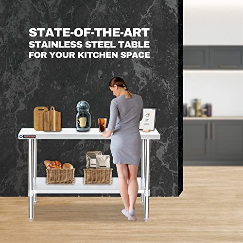 24x60 Stainless Steel Work Table