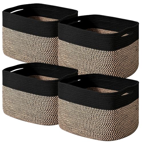 Storage Baskets for Shelves Organizing (4 Count)
