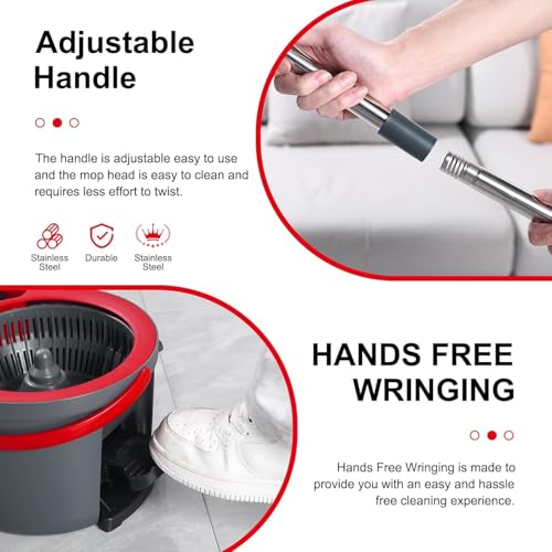 360° Spin Mop and Bucket Set Cleaning System