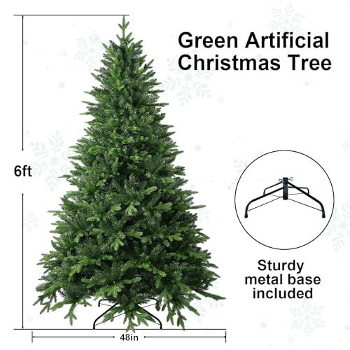6FT Unlit Artificial Christmas Tree