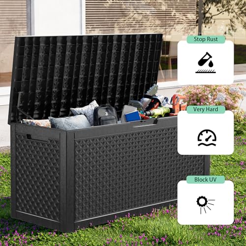 121 Gallon Resin Deck Box