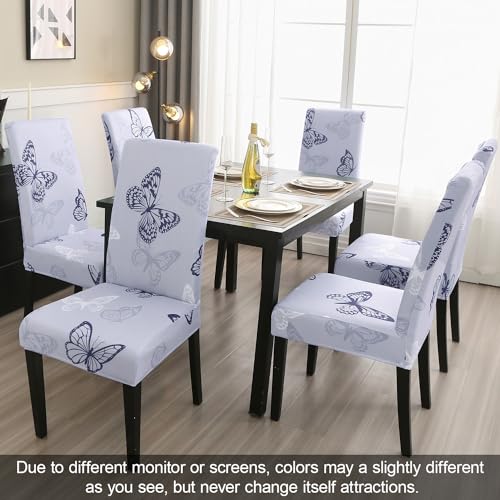 Pattern Chair Covers for Dining Room Set of 4