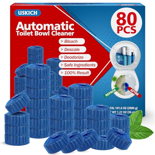 80 Pack Toilet Bowl Cleaner Tablets (80 Count)