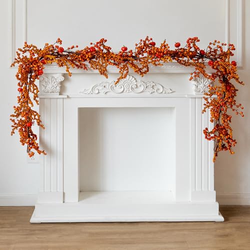 6FT Pumpkin Berry Garland
