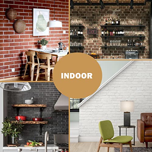 100 Old Town White Faux Brick Wall Tiles