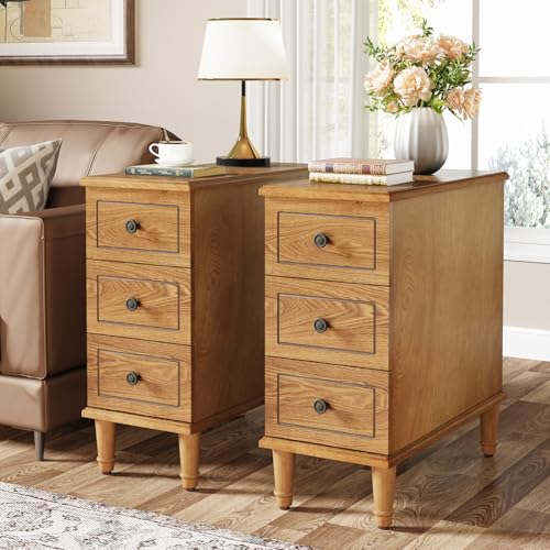 Solid Wood End Table Set of 2 (2 Count)