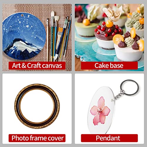 Clear Acrylic Circle with Hole