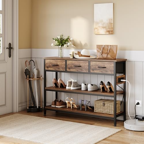 Entryway Table with Outlets