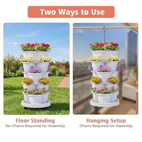 5 Tier Vertical Garden Planter (5 Count)