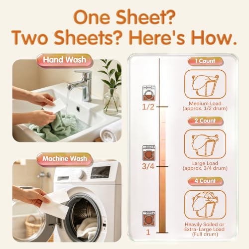 Citrus Travel Laundry Detergent Sheets 40 Sheet (40 Count)