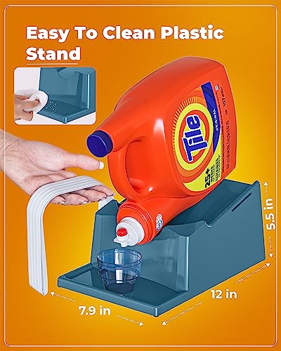 Liquid Laundry Detergent Holder Stand with Drip Tray