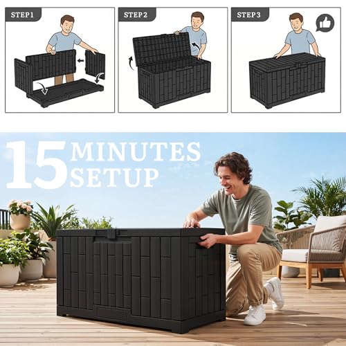 60 Gallon Outdoor Storage Box